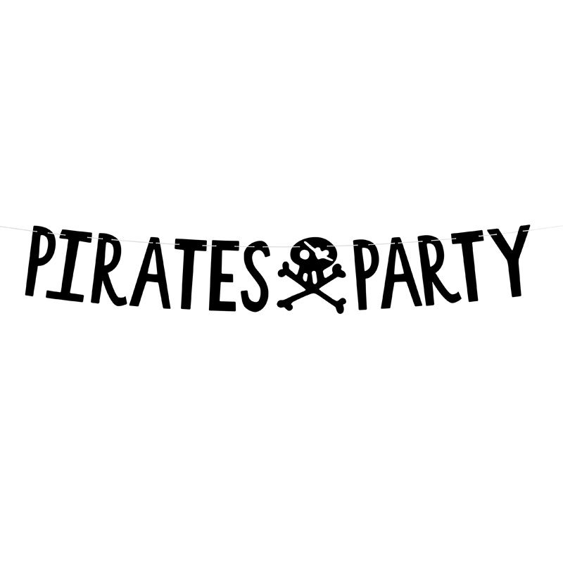 PARTY DEKO Banner Piraten